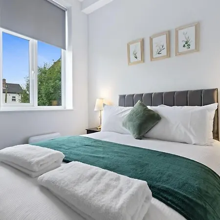 Modern Apartment Free Parking Double Bed Suite 5 Nottingham Exterior photo